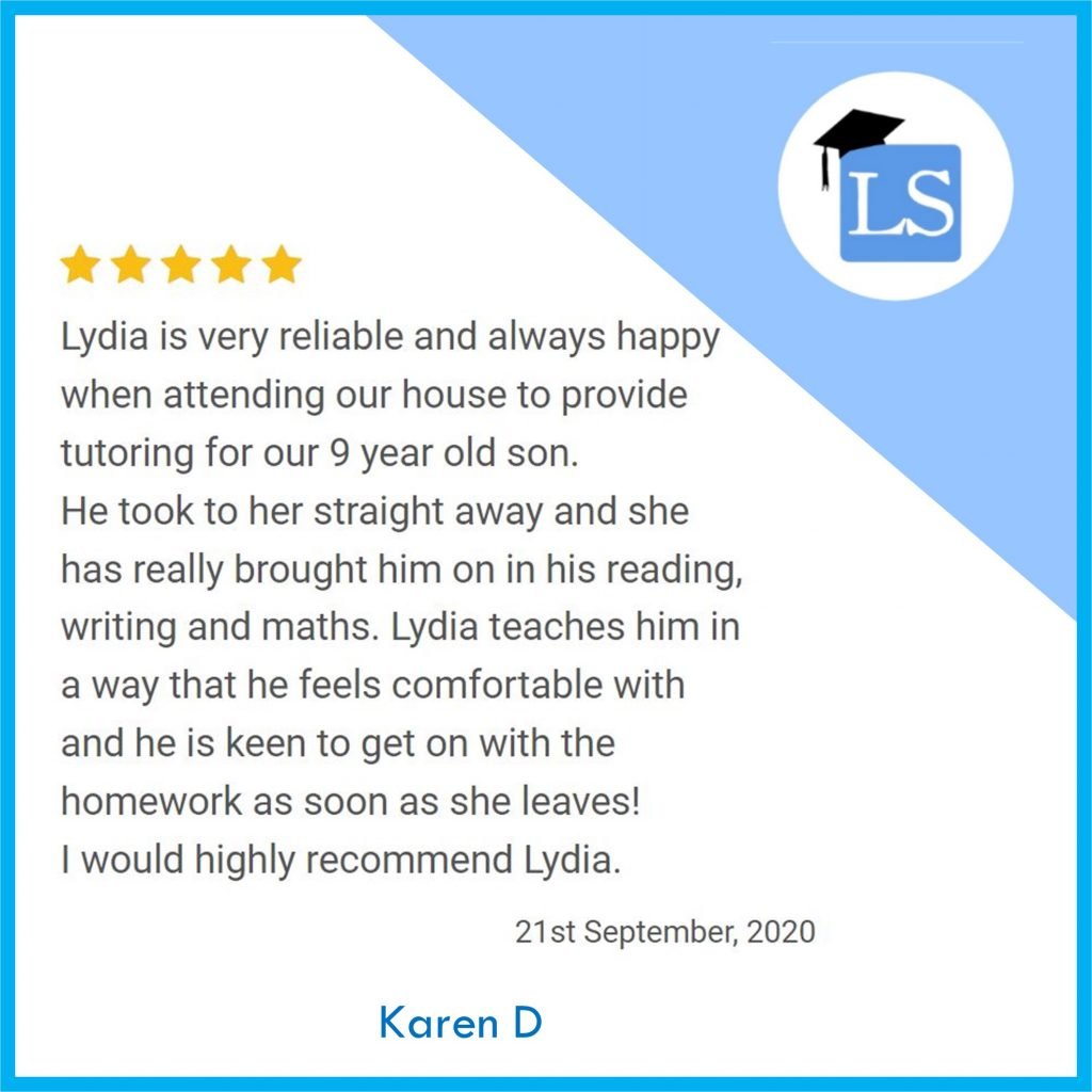 primary school tutoring review with 5 stars
