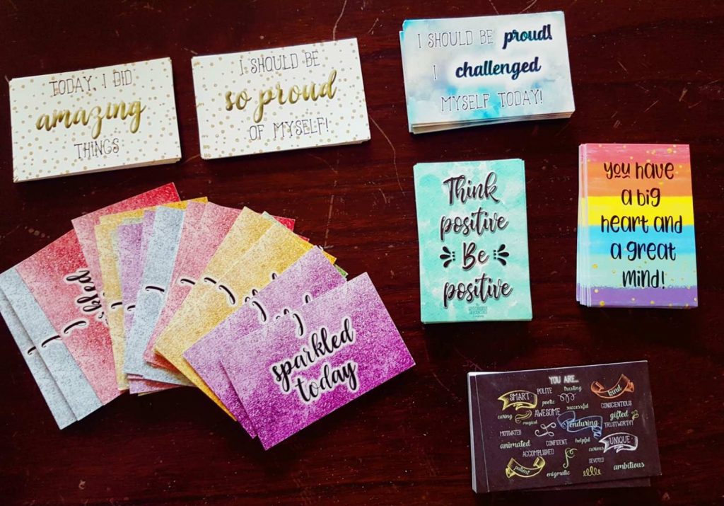 tutoring cards for encouragment