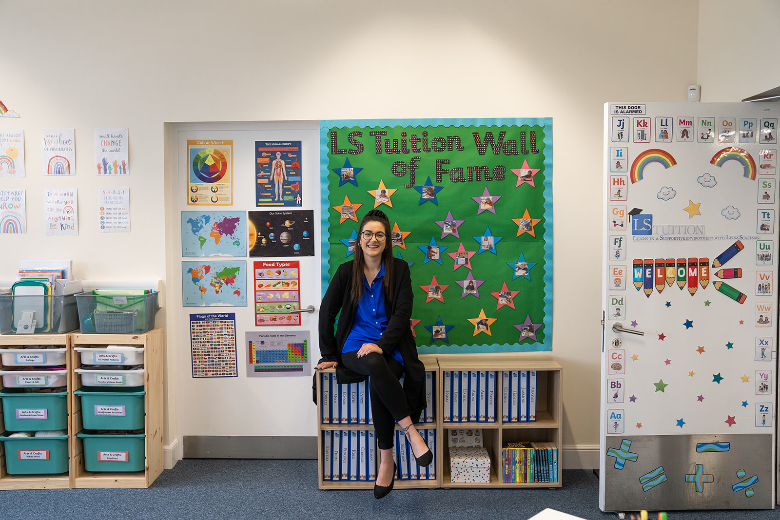 a picture of lydia from ls tuition in her learning space